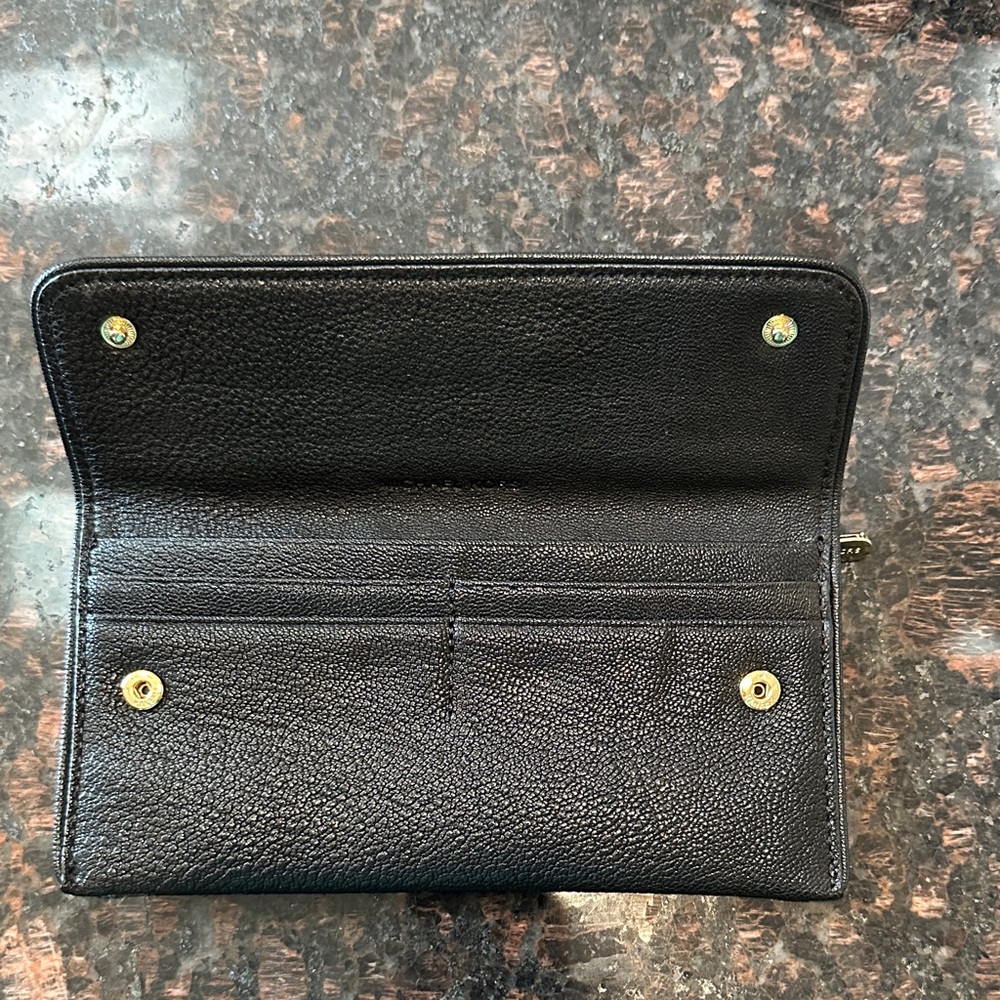 Michael Kors Black Textured Key & Card Holder - Picture 2 of 5